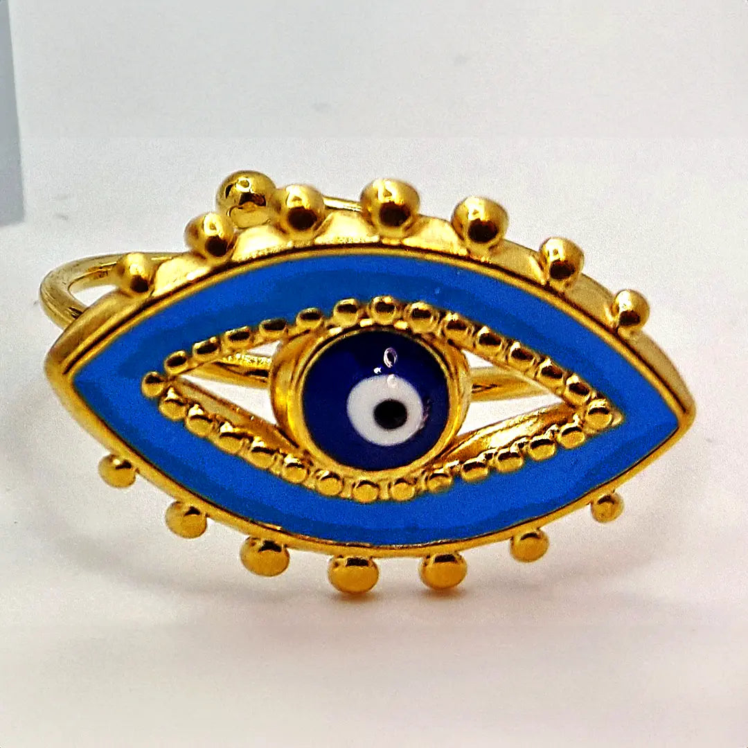 Blue Evil Eye Ring