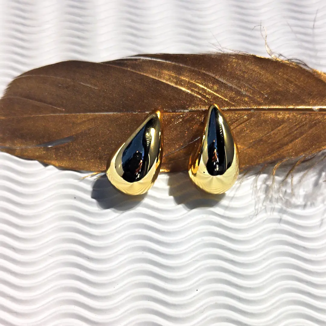 Stainless Steel Drop Earrings