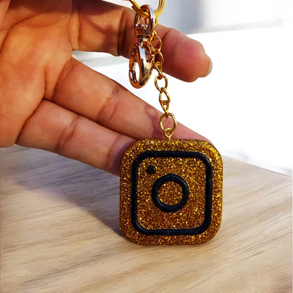 NFC Smart Keychain Instagram With Custom Logo (Made To Order)