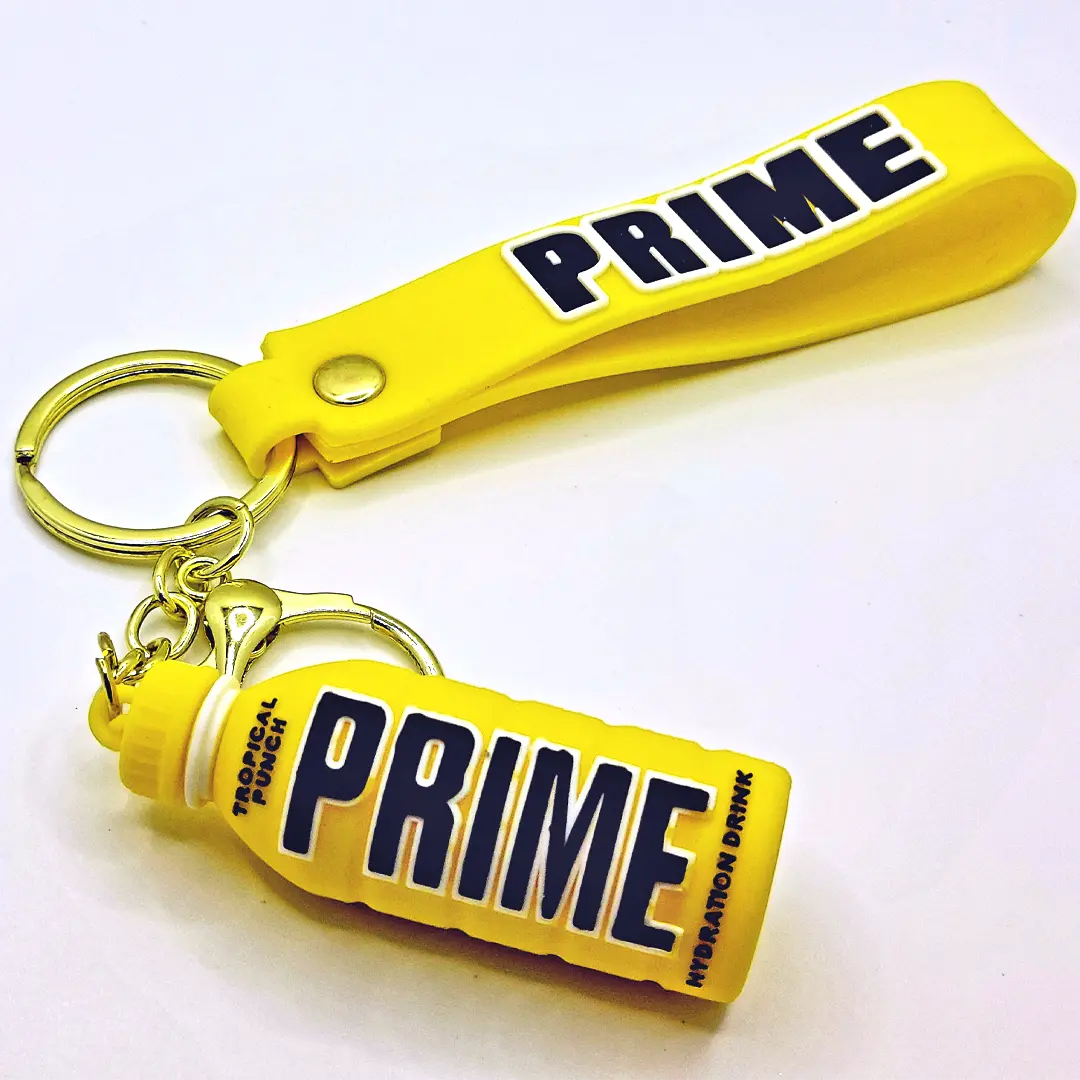 Unleash Your Next Level with the Rubber Key Chain PRIME BOTTLE