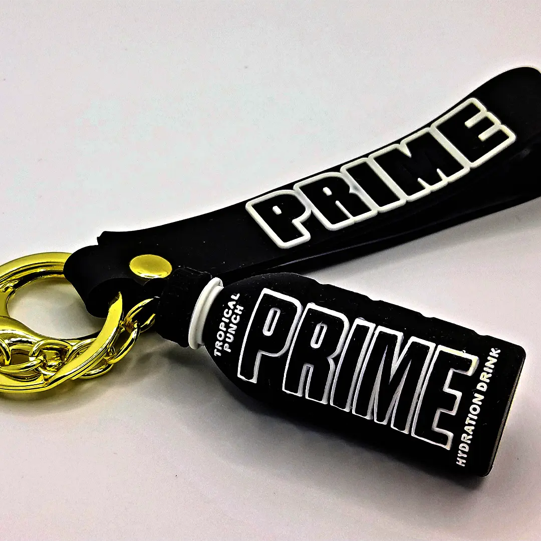 Unleash Your Next Level with the Rubber Key Chain PRIME BOTTLE