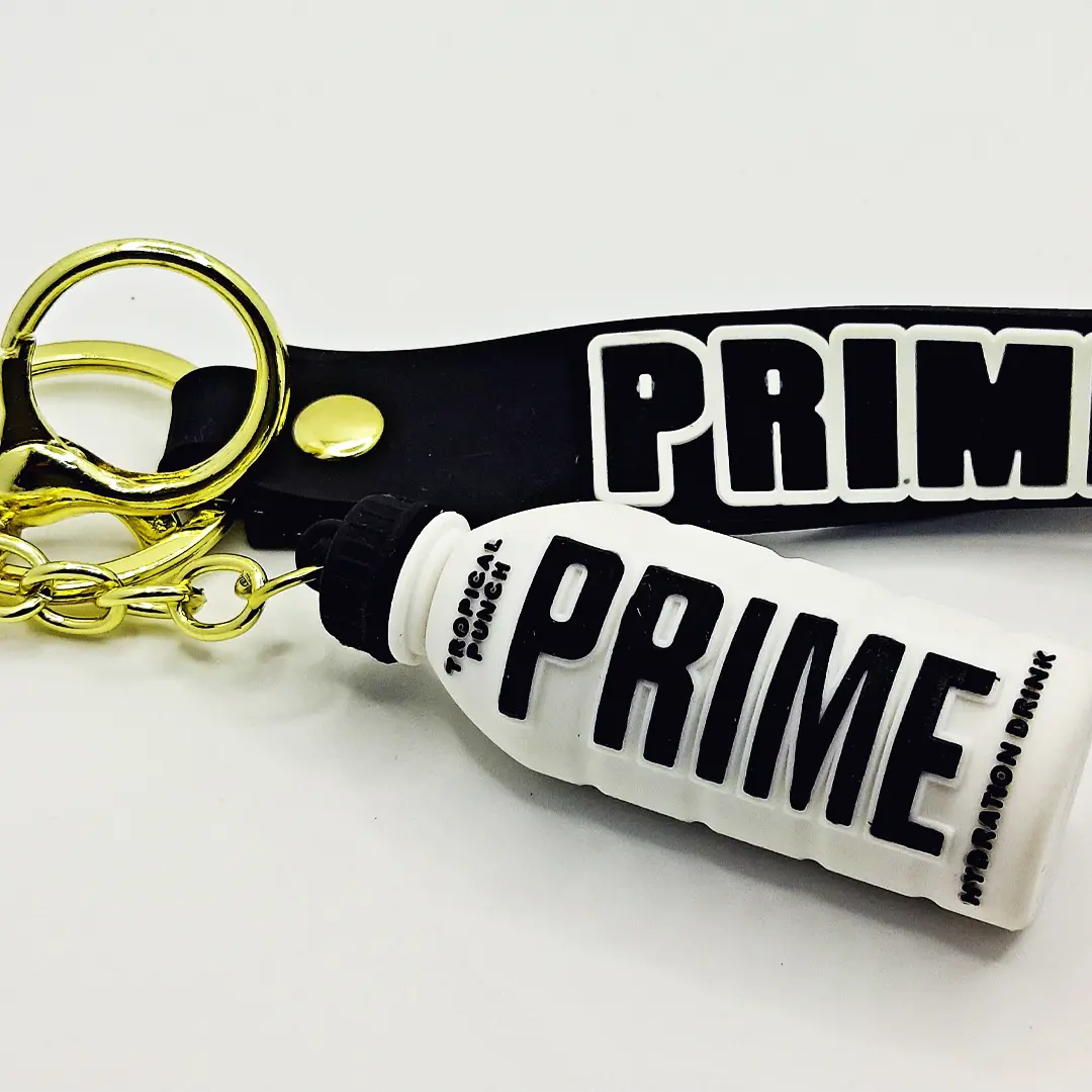 Unleash Your Next Level with the Rubber Key Chain PRIME BOTTLE