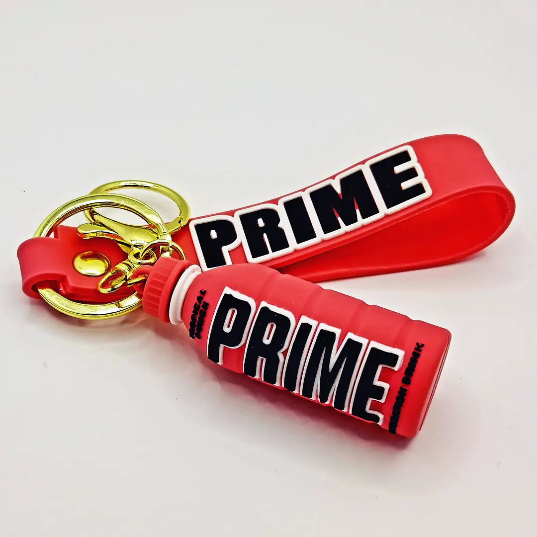 Unleash Your Next Level with the Rubber Key Chain PRIME BOTTLE