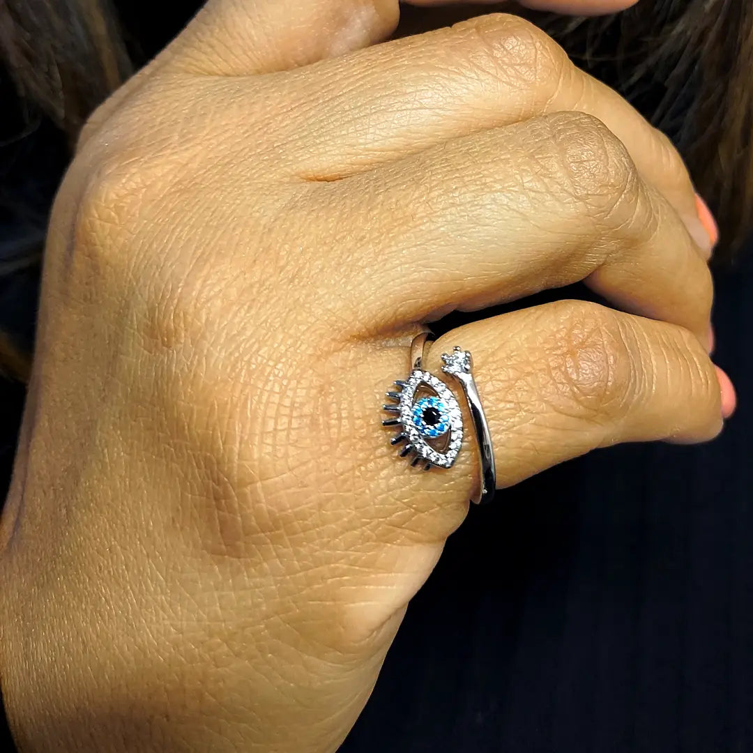 Evil Eye Ring S925 Silver