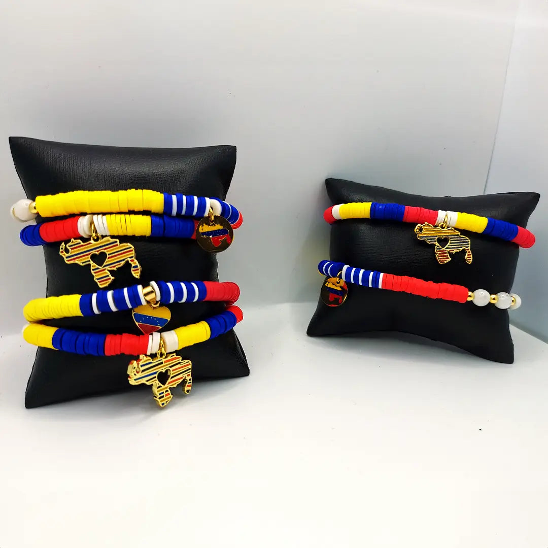 Venezuela Tricolor Stretch Bracelet