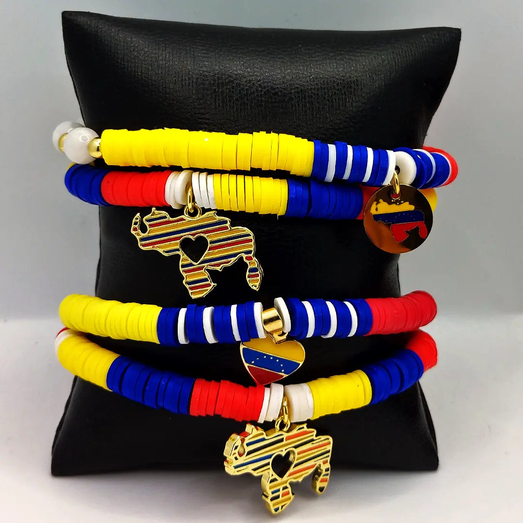 Venezuela Tricolor Stretch Bracelet