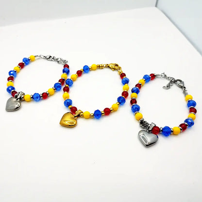 Glass Beads Venezuela Tricolor Bracelet