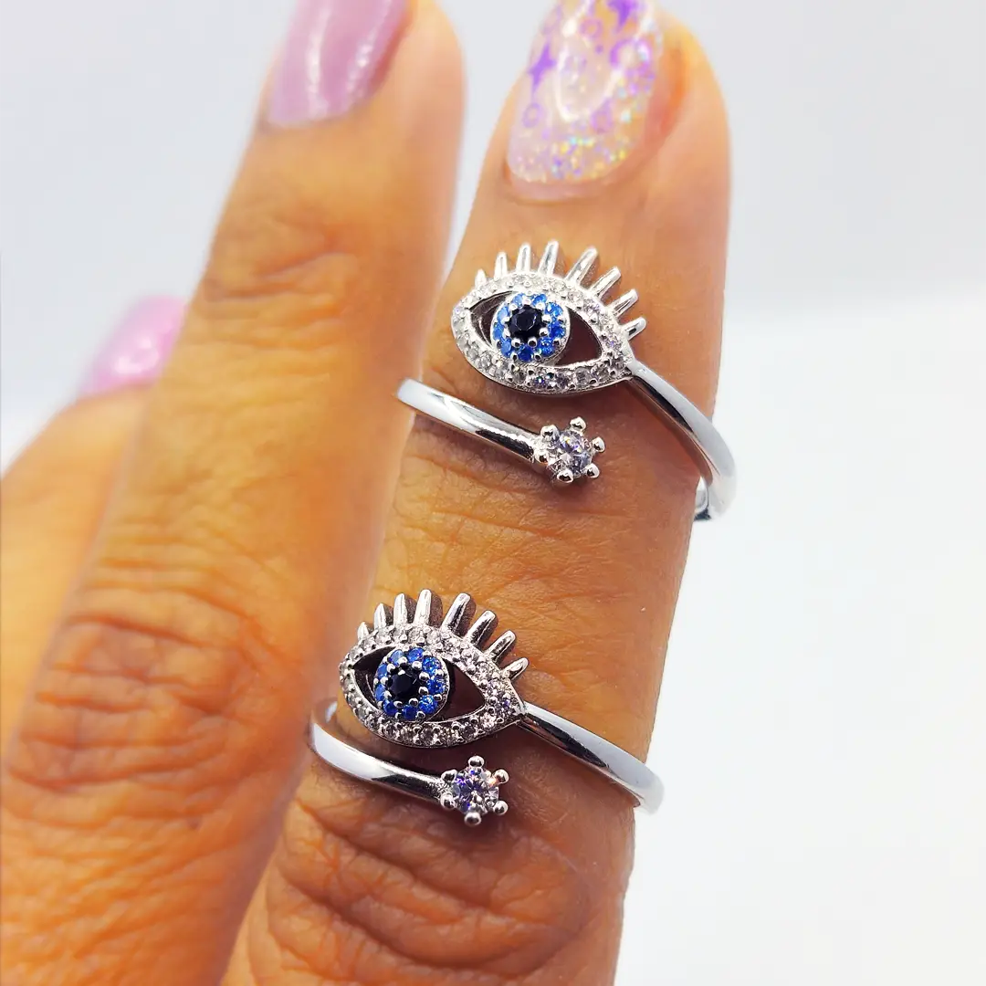 Evil Eye Ring S925 Silver