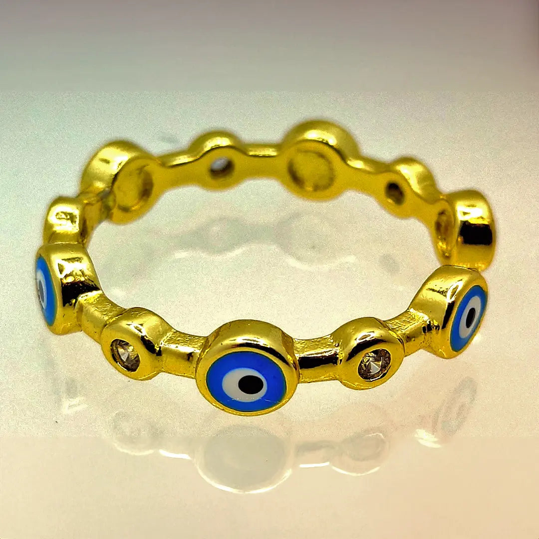 Dainty Evil Eye Ring