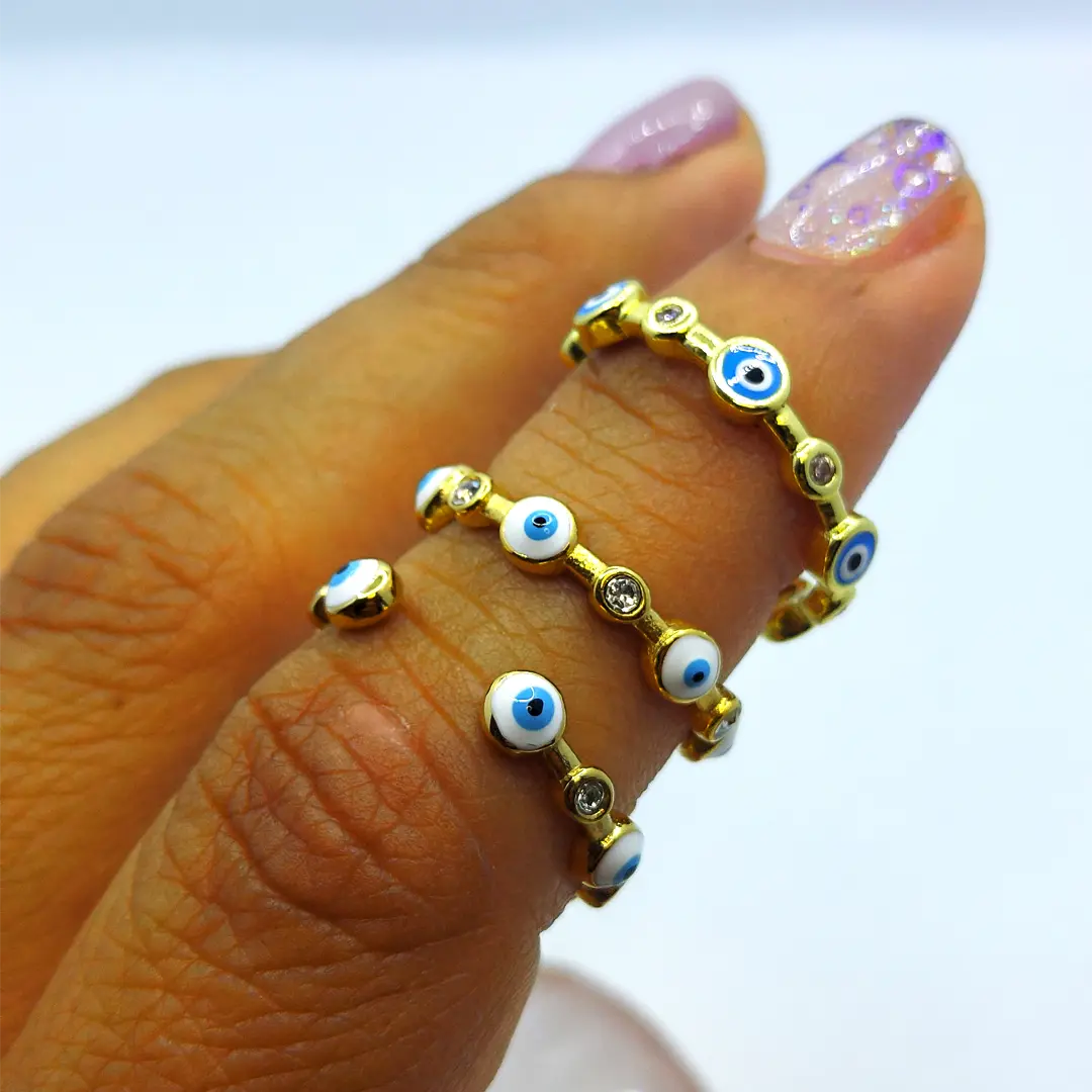 Dainty Evil Eye Ring