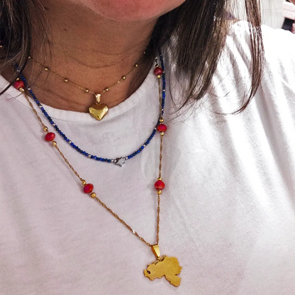 Venezuela Set Tricolor Necklace