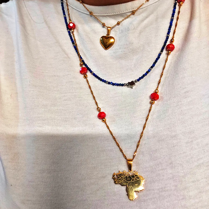 Venezuela Set Tricolor Necklace