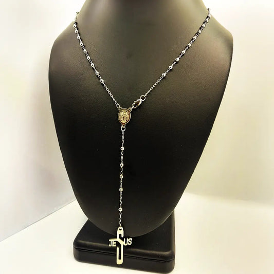 Dainty Rosary Necklace