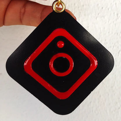 NFC Smart Keychain Instagram With Custom Logo (Made To Order)