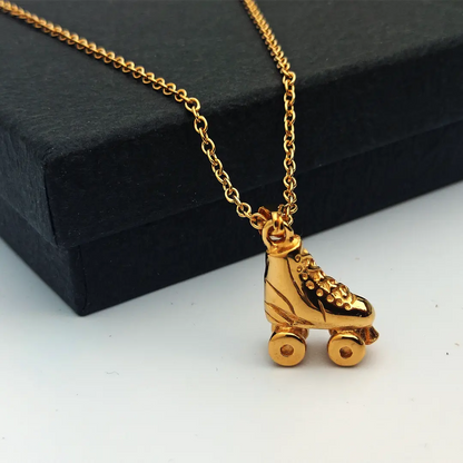 Roller Skate Charm Necklace