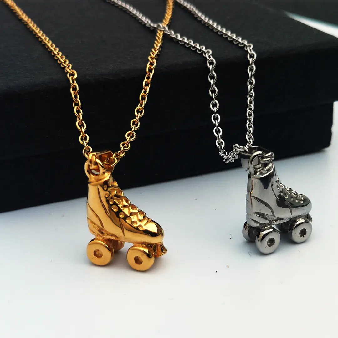 Roller Skate Charm Necklace