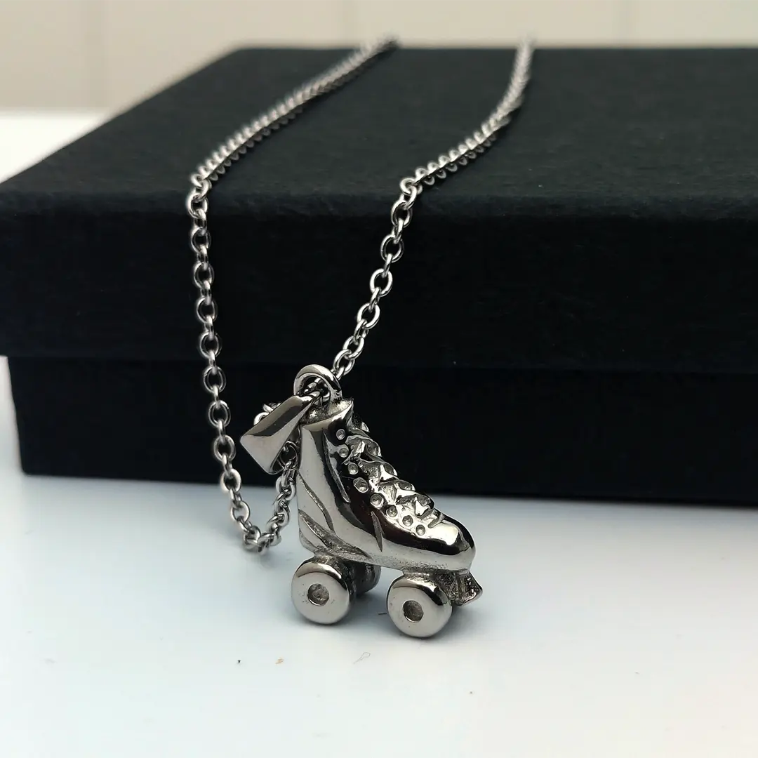 Roller Skate Charm Necklace