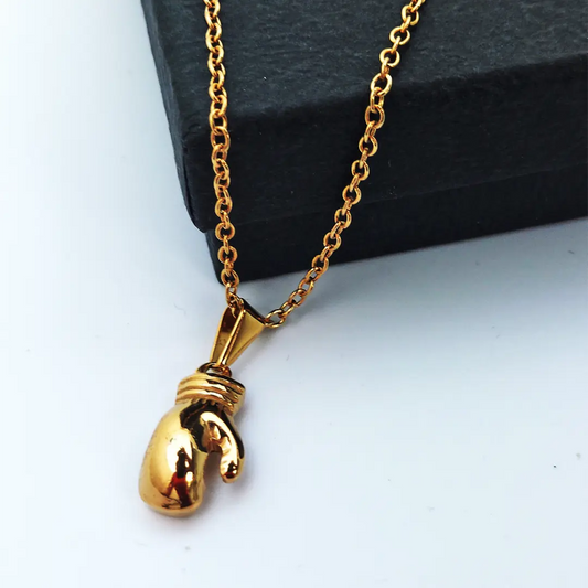 Boxing Glove Charm Necklace