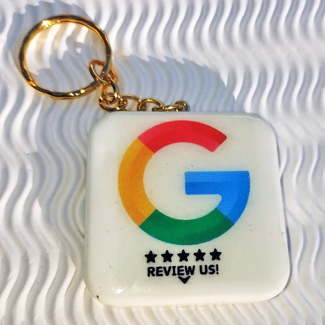 NFC Smart Keychain Google With Custom Logo (Made To Order)