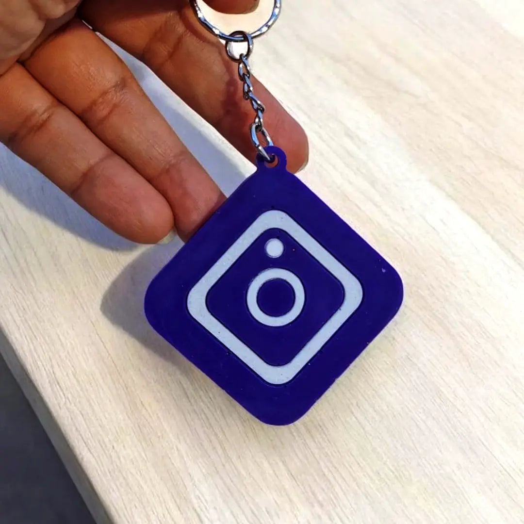 NFC Smart Keychain Instagram With Custom Logo (Made To Order)