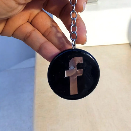 NFC Smart Keychain Facebook (Made To Order)