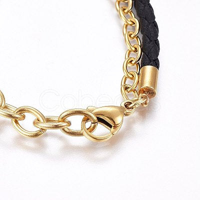 Golden & Black Love Bracelet