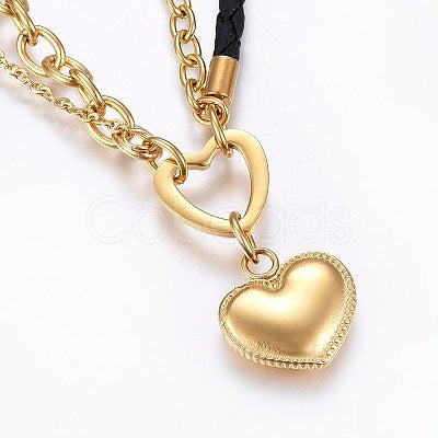 Golden & Black Love Bracelet