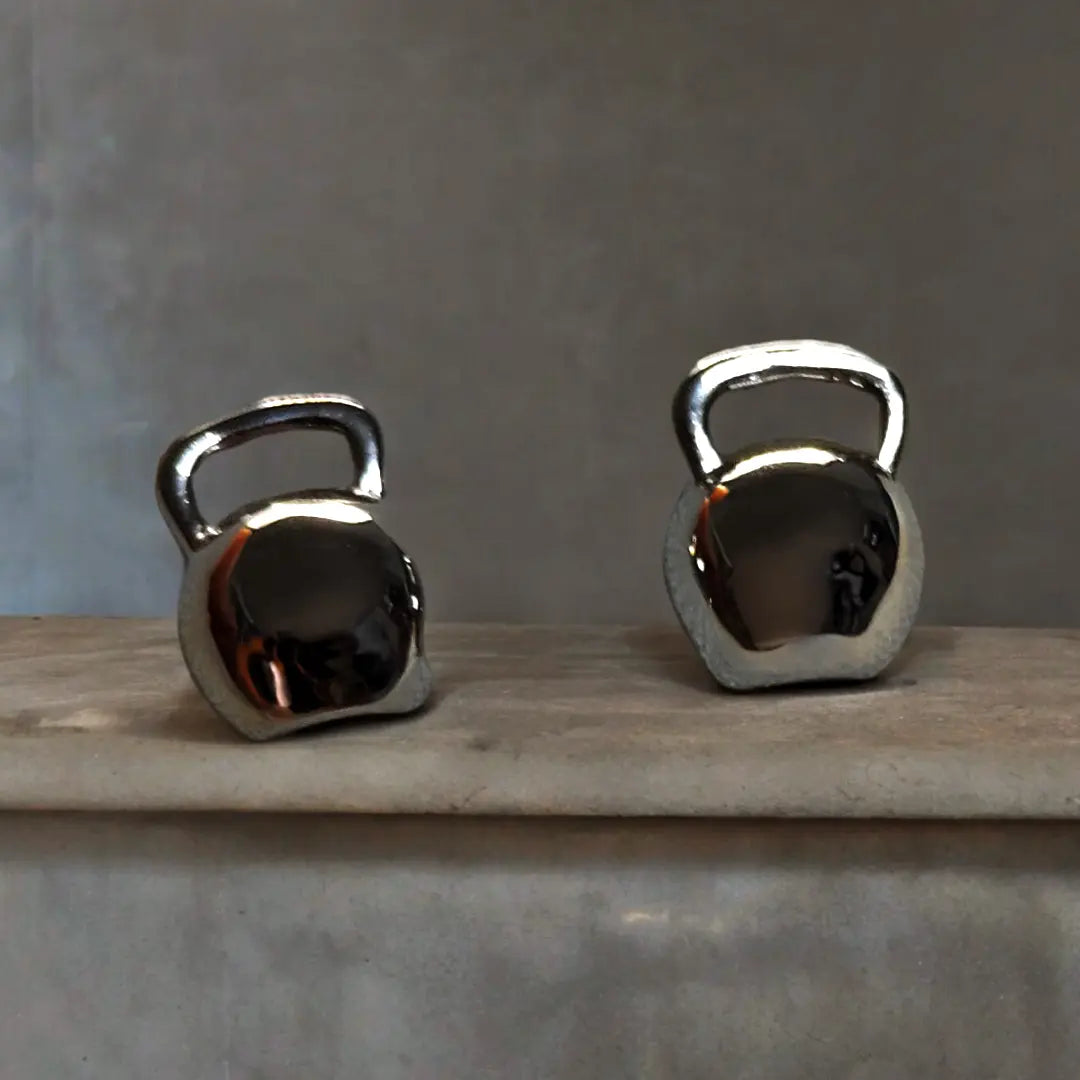 Kettlebell Stud Earrings